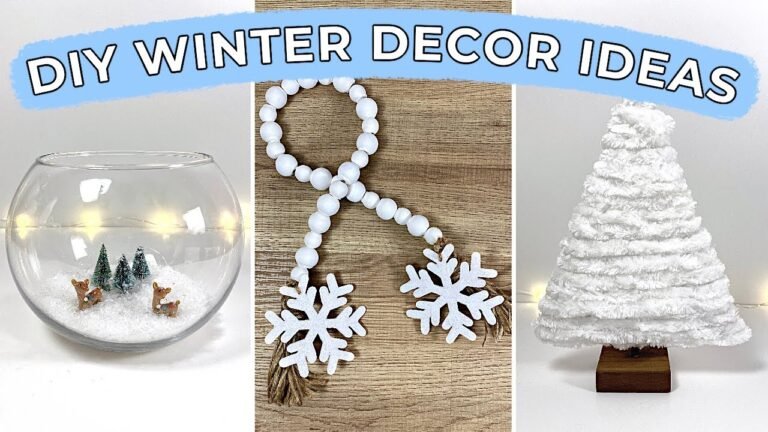 DIY Winter Wonderland Decorations: Create a Festive Home on a Budget