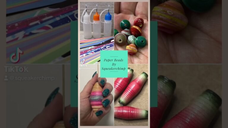 Green Glam: Eco-Friendly Paper Bead Jewelry