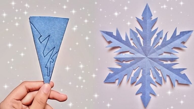 Easy Snowflake Paper Crafts: A Step-by-Step Guide