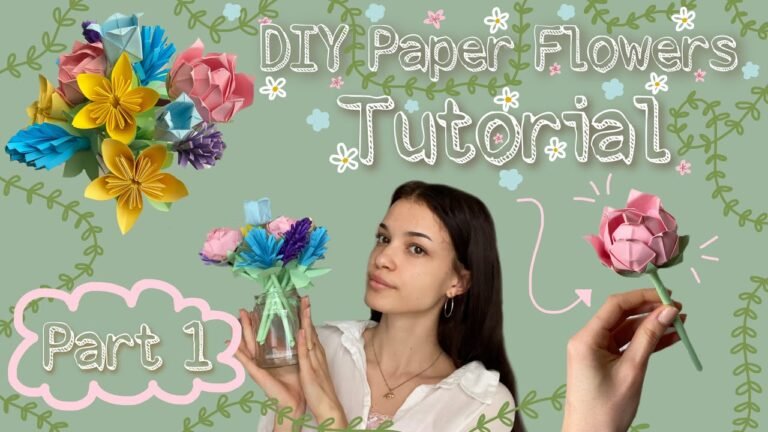 DIY Paper Flower Bouquet Tutorials: A Step-by-Step Guide