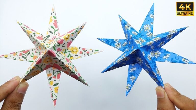 Crafting Sparkling Handmade Paper Stars