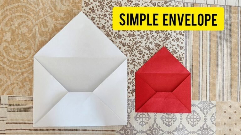 DIY Handmade Envelope Tutorials