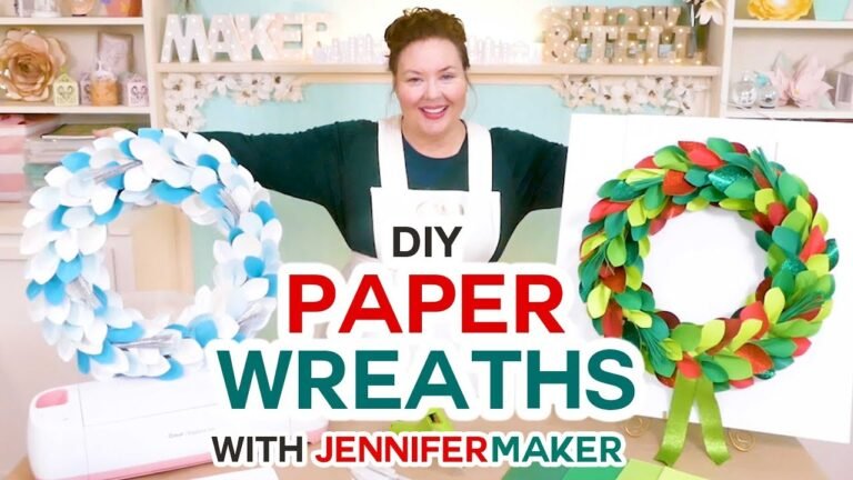 Handmade Holiday Paper Wreaths: Festive DIY Décor