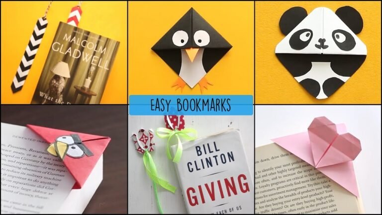 Creative Paper Art: Elevating Your Bookmarks