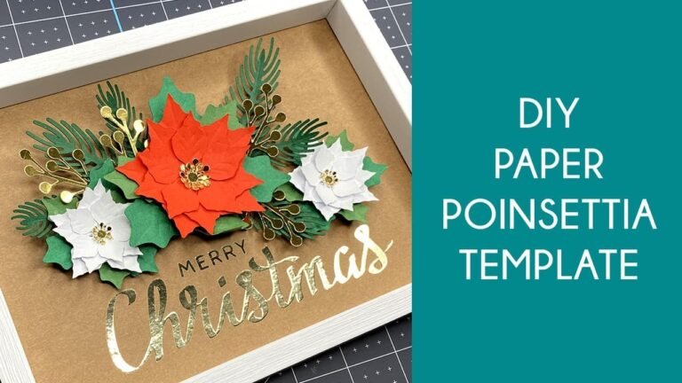 5 Creative Paper Poinsettia Gift Ideas