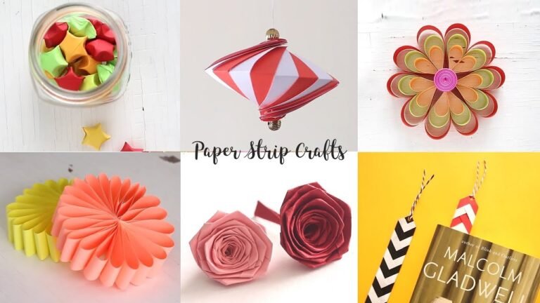 Colorful Paper Strip Crafting: A Creative Guide