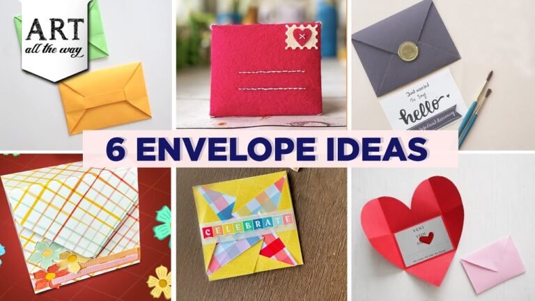 Creative Ways to Decorate Paper Envelopes: Unique Ideas to Make Your Mail Stand Out