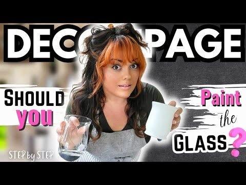 Glass Decoupage: Creative Projects for Stunning Home Decor