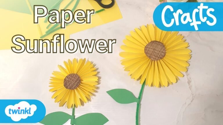 10 Fun Sunflower Crafts for Kids