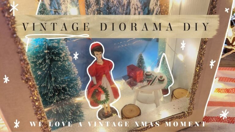 DIY Christmas Diorama: Festive and Easy Holiday Crafts