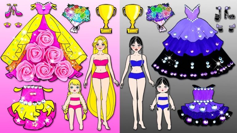 Dress-Up Delight: Master the Art of Paper Doll Fashion