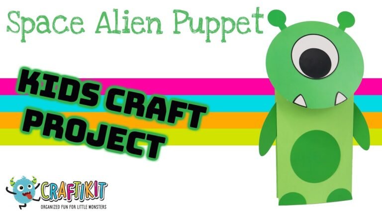 Creative Alien Crafts: Colorful Paper Bag Projects