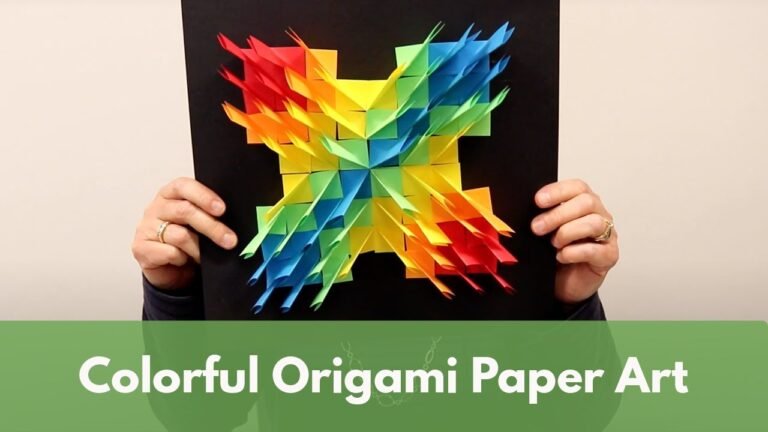 Vibrant Origami Masterpieces: Colorful Creations to Inspire