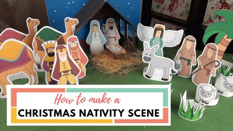 DIY Nativity Scene Characters: Paper Crafting Tips