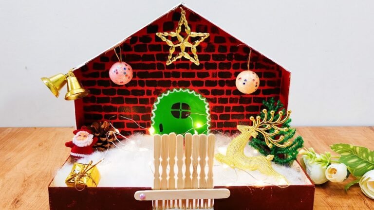 4 Handmade Christmas Village Decor Ideas