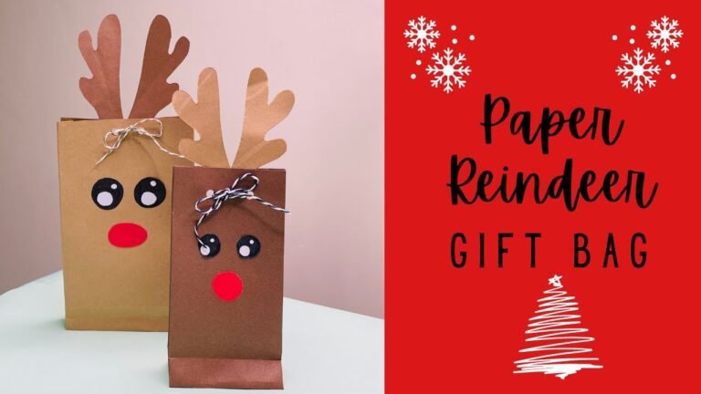 Creative Paper Reindeer Gift Ideas