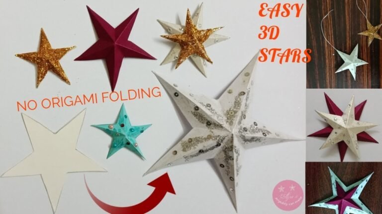 Simple Paper Star Templates: Easy DIY Guide