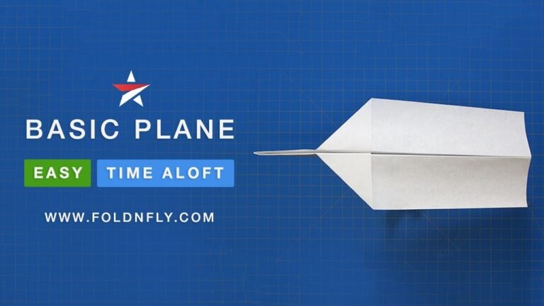 Easy Paper Airplane Making Guide for Beginners