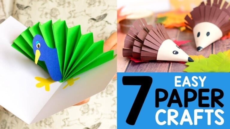 Top Kid-Approved Paper Craft Activities