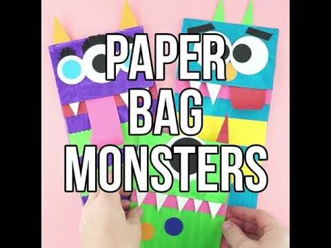 Creepy Crafts: Fun and Spooky Paper Bag Monsters