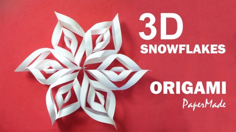 Paper Perfection: Creating Origami Snowflakes